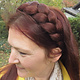Flacher Haarband Zopf Gretel XL