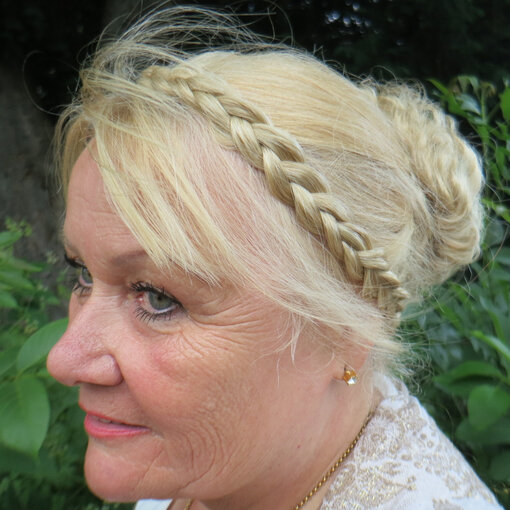 Messy Braid Headband, extra slim