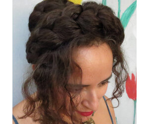 Chunky braid headband Lush hairpiece Your hair color MAGIC TRIBAL HAIR -  Magic Tribal Hair