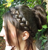 Natural Messy Braid Headband M