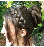 Natural Messy Braid Headband M