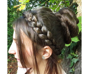 Messy Braid Headband Msize Plait Hairband Your Color MAGIC TRIBAL