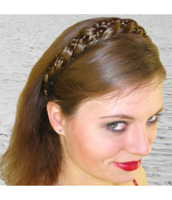 Braided headband tiara Fantasy braid hair piece All colors MAGIC TRIBAL HAIR  - Magic Tribal Hair