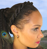 Afro Twist Haarband, dicker Zopf