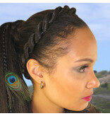 Afro Twist Headband, thick braid