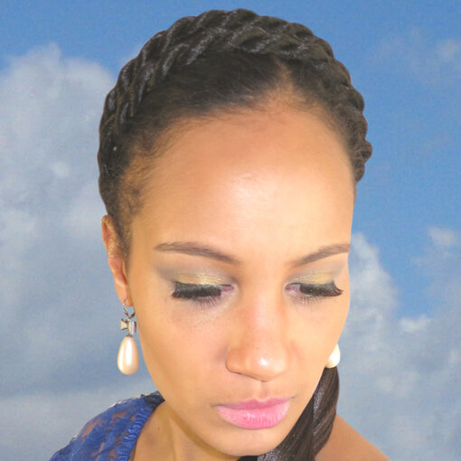 Doppeltes Twist-Zopfhaarband