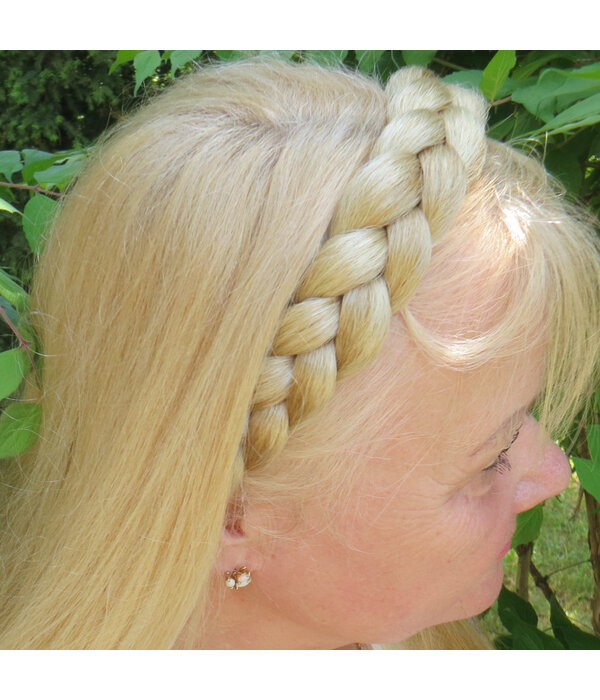 Chunky braid headband Lush hairpiece Your hair color MAGIC TRIBAL HAIR -  Magic Tribal Hair - Melanie Penners - Schlegelstr. 30 - 50935 Cologne,  Germany - VAT IDs DE288887298 & GB410444738