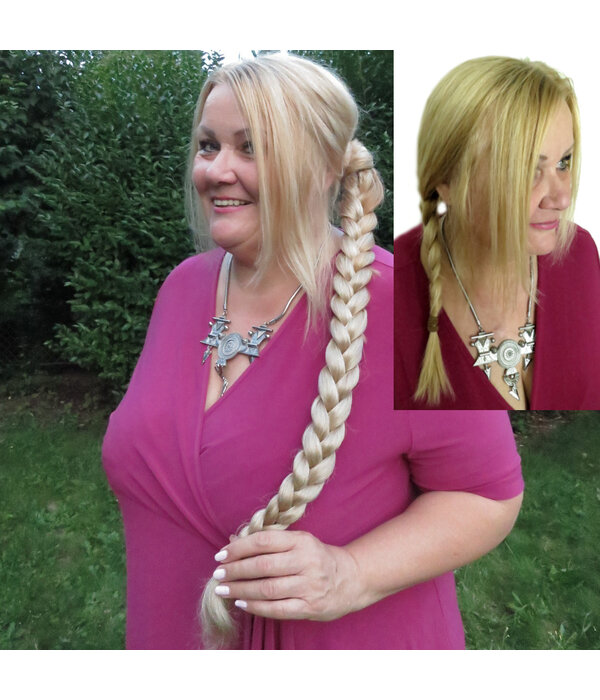 Braid Wonder 55 cm/ 22 IN for straight and wavy hair