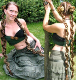 2x Fantasy Elf & Butterfly Braid 90 cm/ 36 IN