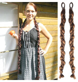 2x Fantasy Snow White Braid 85 cm/ 33 IN