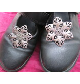 Filigree Silver Hair Flowers, 1-6 pcs