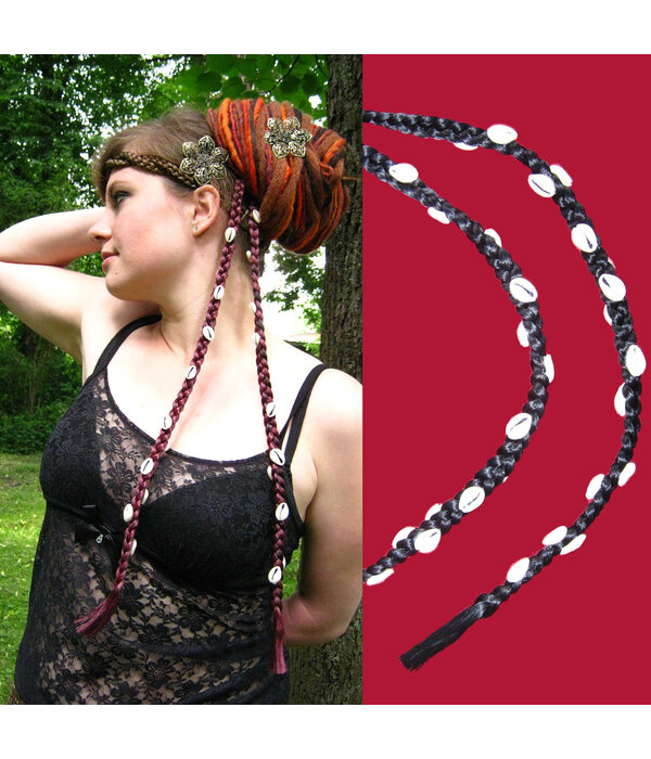 Tribal Belly Dance "Cowry Dream" Hair Piece