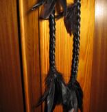 Raven Goth Feather Extensions