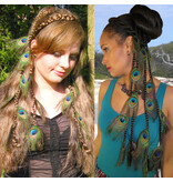 Peacock Extensions, 7, 9 or 11 Feathers