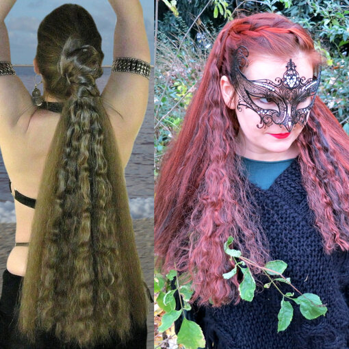 Goth & Fantasy Hair Fall M wild style