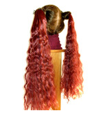 2 Hair Falls Size S, natural curls