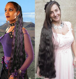 Rapunzel & Goth Hair Falls M extra, wavy hair