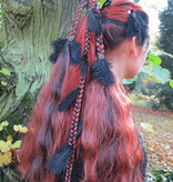 Feather Headpiece Hair Falls Magician, M