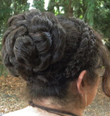 Natural Messy Chignon braided L