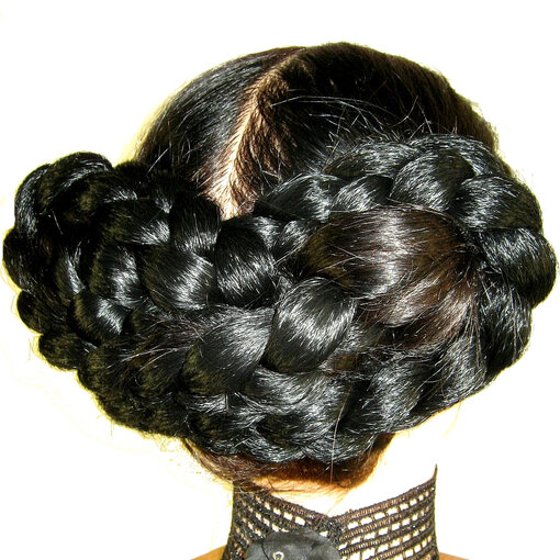 Braided Nostalgic Updo