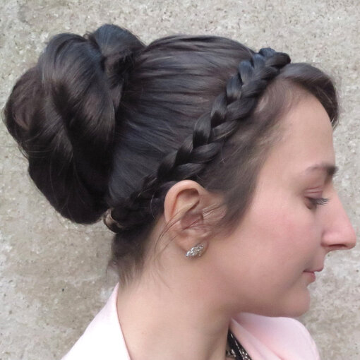 Rose Bun L size, Multi-Hairstyle Hairpiece