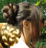 Rose Bun S & Small Braided Chignon