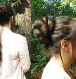 Rose Bun S & Small Braided Chignon