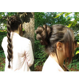 Rose Bun S & Small Braided Chignon