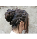 Rose Bun S & Small Braided Chignon