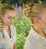 Braided Afro Chignon M & Rose Bun