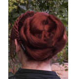 Braided Afro Chignon M & Rose Bun