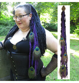 Purple Dream (Peacock) hip tassel