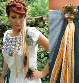 Gipsy Gold (Peacock) belt & hair accessory