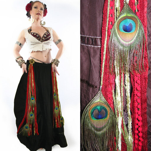 Red Passion Gold (Pfau) Clip