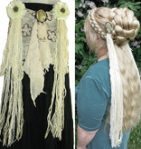 Flora Cameo or Flower Tassel Clip