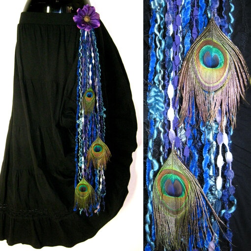 Polarlicht Pfau Gürtelclip