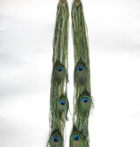 Golden Elf (Peacock) yarn falls & tassels