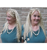 Rapunzel Zopf Haarband breit für glattes Haar