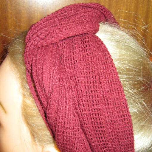 Red net hip & hair scarf