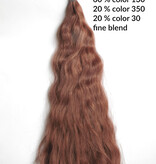 Braid Wonder S henna red 55 cm/ 22 IN for straight and wavy hair