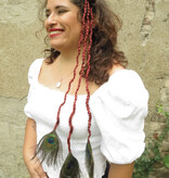 Peacock Extensions 3 Braids, chili red