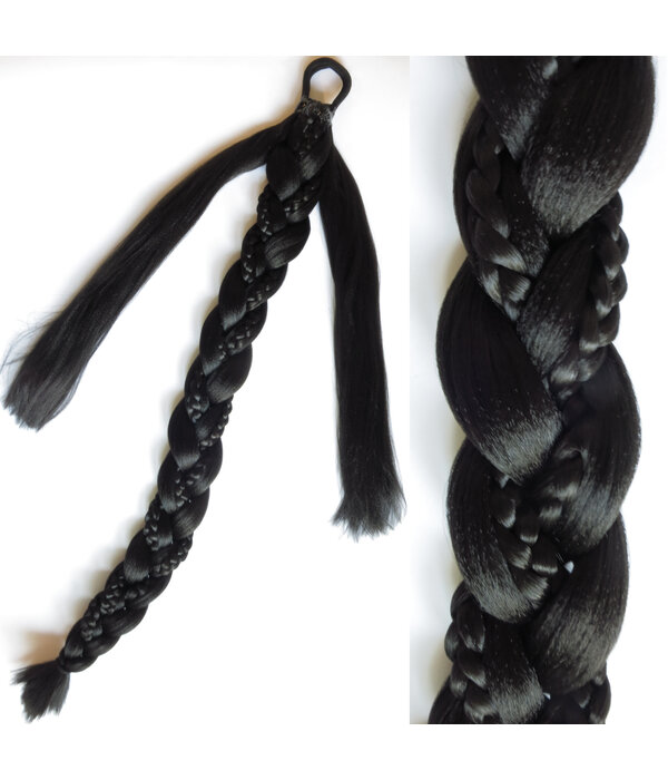 Rapunzel Braid 90 cm 1 black, special offer