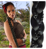 Rapunzel Braid 90 cm 1 black, special offer