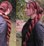 (Twist) Braid M, crimped hair, light copper