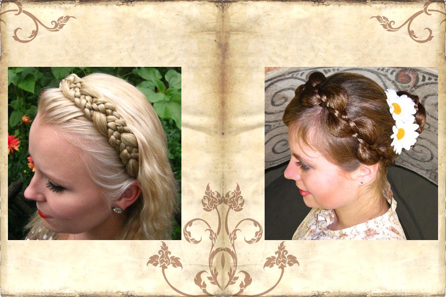 Braid Headband Snow White and Elf