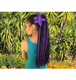 Purple Lily Hair Flower 2 x