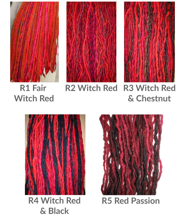 Clip-in Dread Falls RED HENNA COPPER