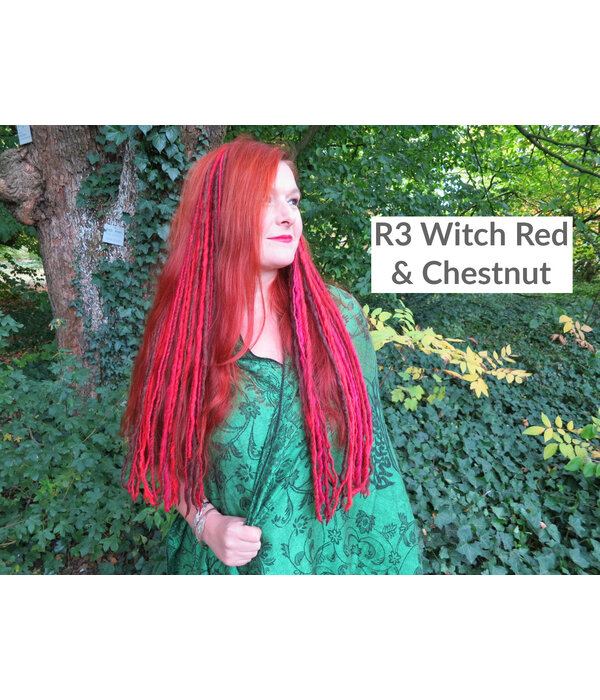 Clip-in Dread Falls RED HENNA COPPER