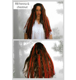 Clip-in Dread Falls RED HENNA COPPER