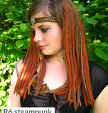 Clip-in Dread Falls RED HENNA COPPER